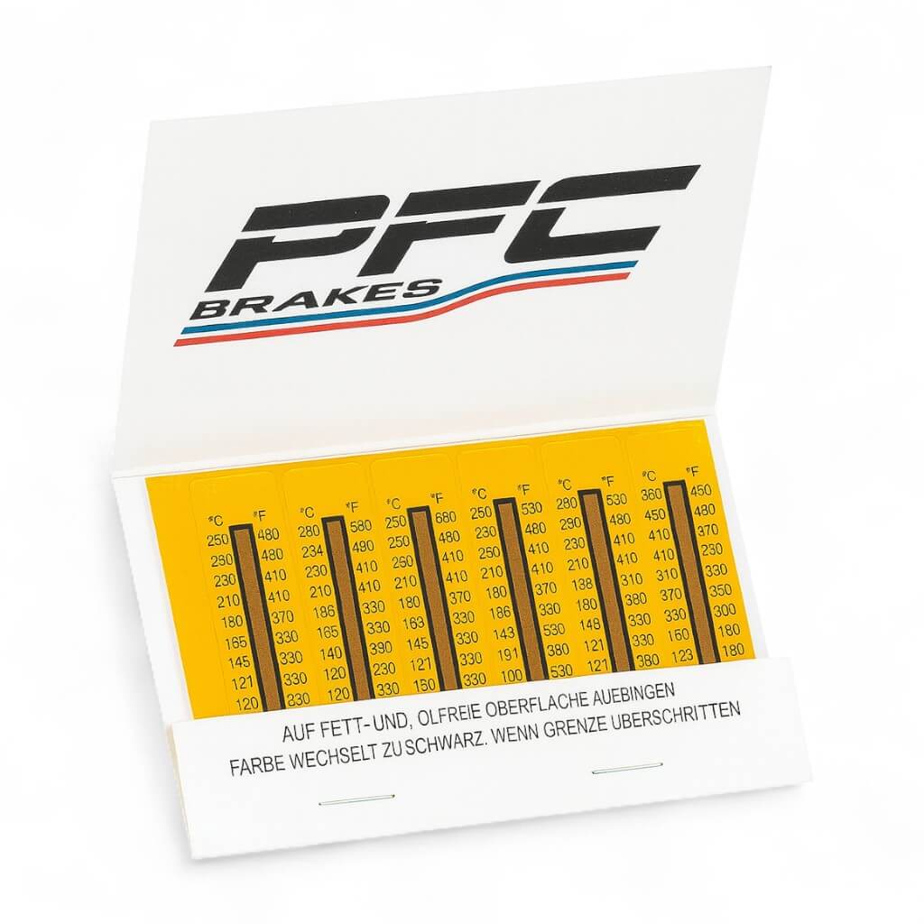 PFC 032.0007 Етикетки для вимірювача температури від 121 C до 280 C (комплект із 10 етикеток) Photo-0
