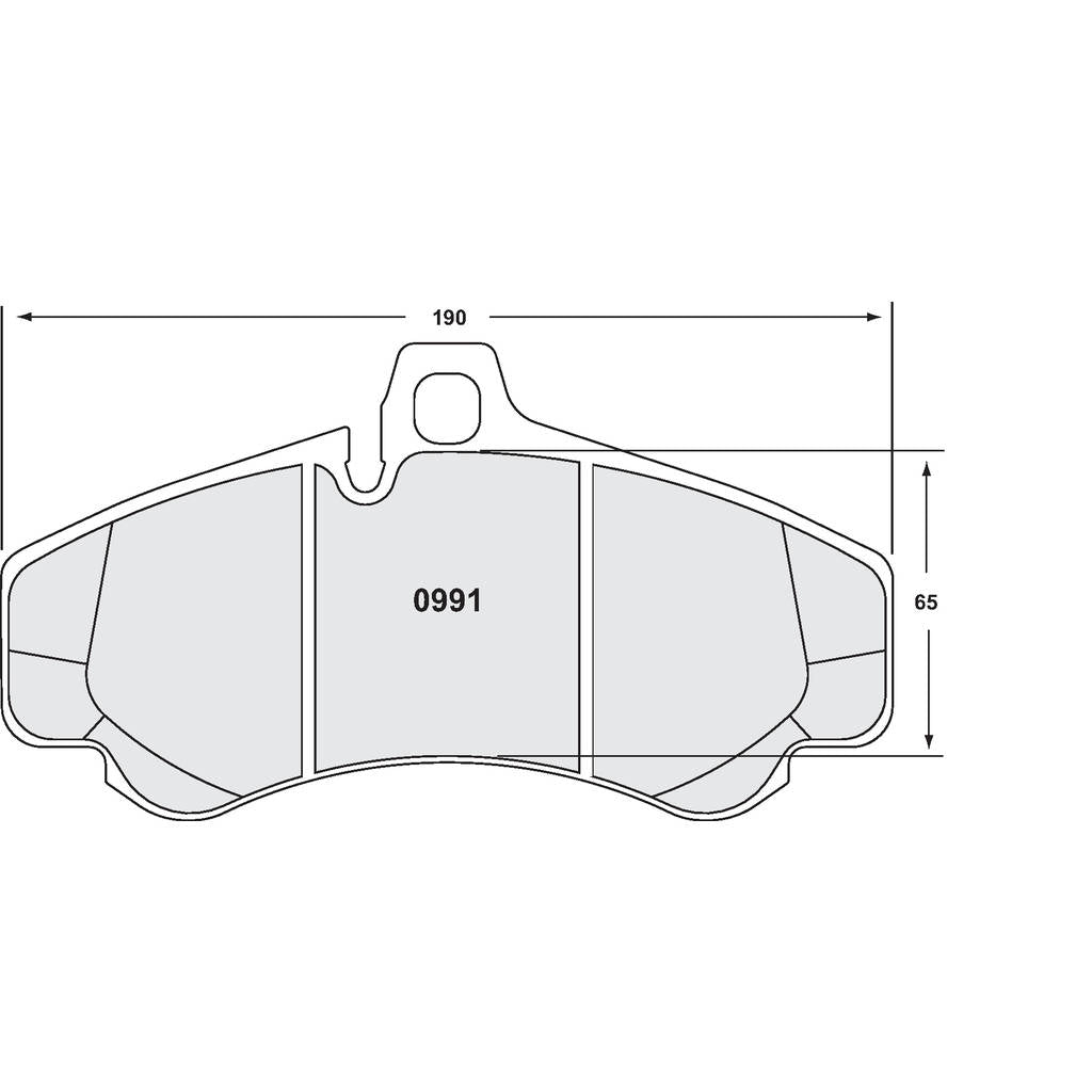 PFC 0991.68.17.64 Передні гальмівні колодки для PORSCHE 911 GT2 / GT3 / GT3RS (997) (68 Compound, 17 mm) Photo-0
