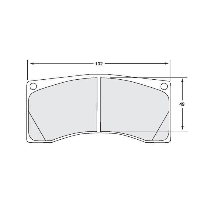 PFC 7700.333.16.44 Гальмівні колодки RACE 333 CMPD 16 мм для PORSCHE 911 GT3 R (992) 2023- Photo-1