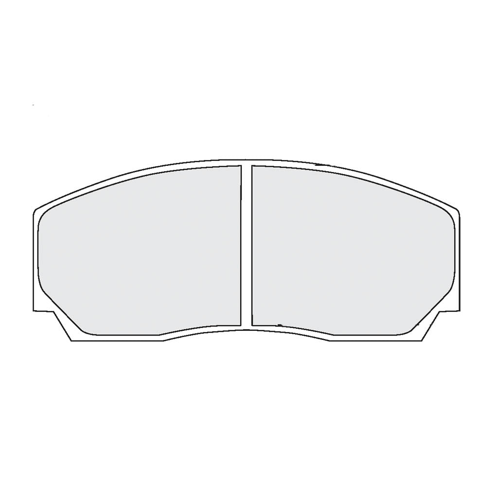 PFC 7767.01.17.44 Гальмівні колодки для супорта AP Racing CP3307 / CP3720 (01 компаунд, 17 мм) Photo-0