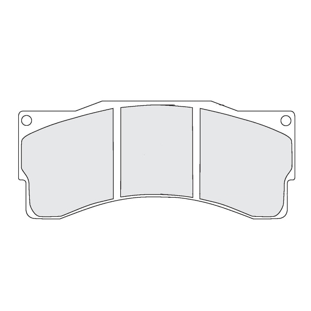 PFC 7778.331.25.44 Задні гальмівні колодки RACE 331 CMPD 25 мм для супорта AP Racing CP9665 Photo-0