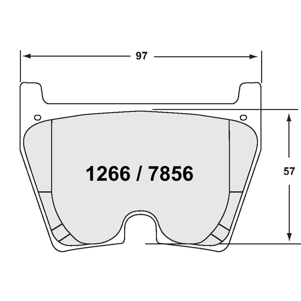 PFC 7856.68.16.64 Передні гальмівні колодки для AUDI R8 / LAMBORGHINI Huracan (68 Compound, 16 mm) Photo-0