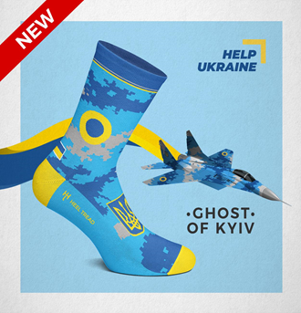 HEEL TREAD HT-Ghost-Kiev-Socks-M шкарпетки GHOST OF KYIV розмір M 36-40 Photo-1 