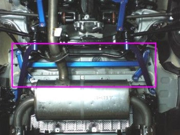 CUSCO 566 492 RR Підрамник задній для MITSUBISHI EVO X Photo-0