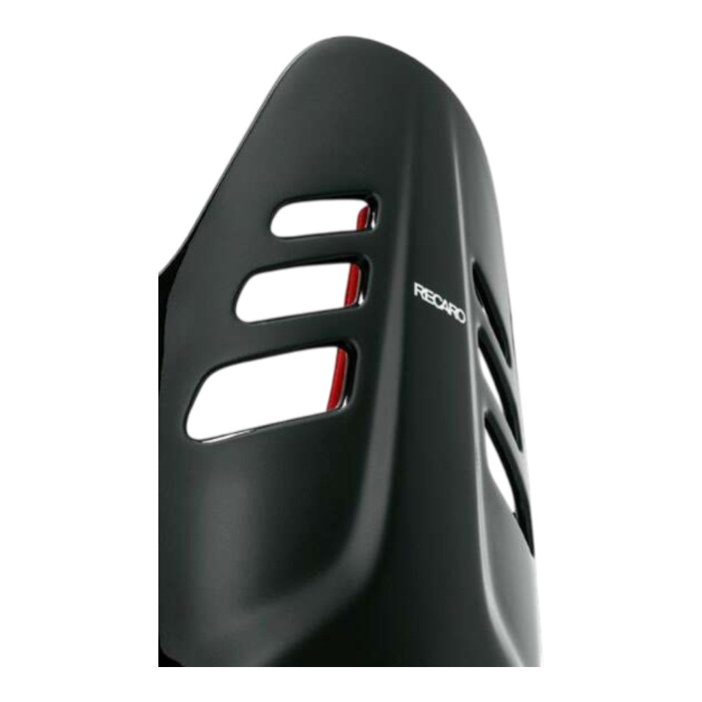 RECARO 076.02.2B22 Гоночне крісло Podium GF праве (ABE / FIA 8855-1999), Чорна алькантара / Червона шкіра, Розмір L Photo-1