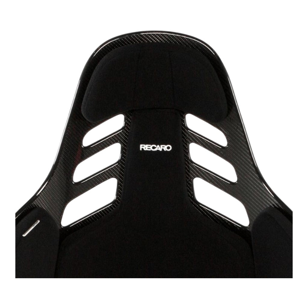 RECARO 078.32.2B23 Гоночне сидіння Podium CF праве (ABE / FIA 8855-1999) SAB Червона алькантара / Чорна шкіра, Розмір L Photo-2