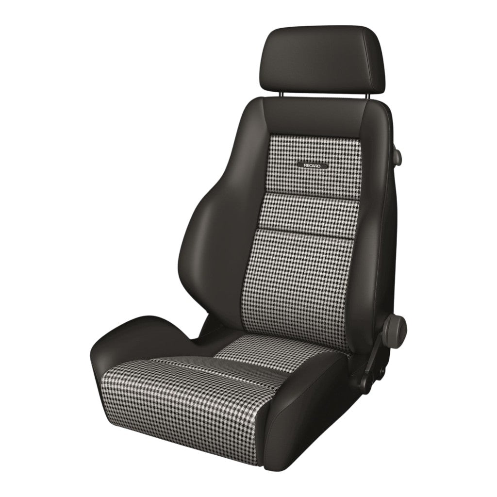 RECARO 089.00.0B25 Крісло Classic LS, чорна шкіра / Pepita Photo-0