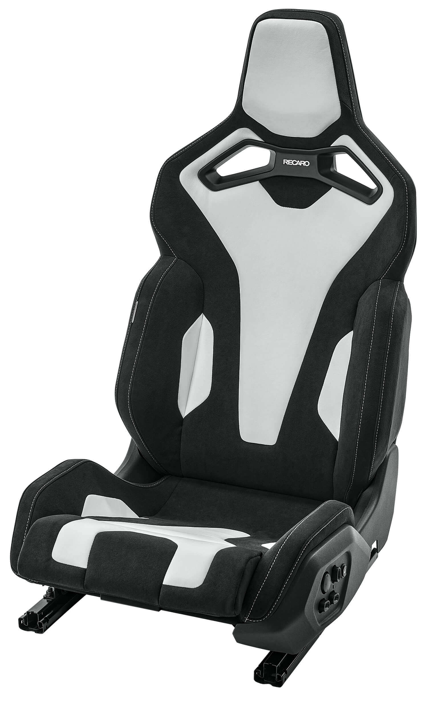RECARO 653.000.1B49 Ліве крісло Sport C, 5 дверей,біла шкіра/Dinamica чорна Photo-0