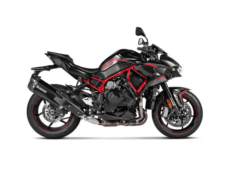 AKRAPOVIC S-K10SO31-HGITBL Вихлоп Slip-On Line (титан) для KAWASAKI Z H2 2020- Photo-3