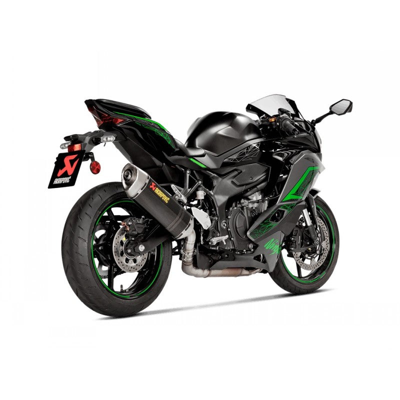 AKRAPOVIC S-K2SO10-HRC Вихлоп Slip-On Line (карбон) для KAWASAKI Ninja ZX-25R 2023- Photo-1