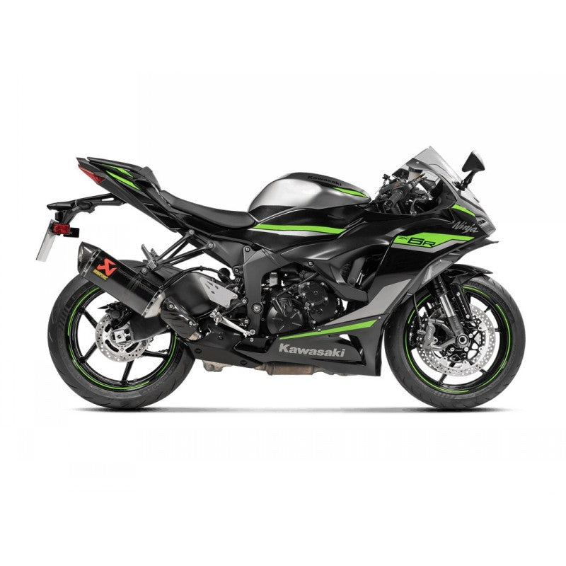 AKRAPOVIC S-K6SO7-HZC/3 Вихлоп Slip-On Line (карбон) для KAWASAKI Ninja ZX-6R 2009- Photo-1