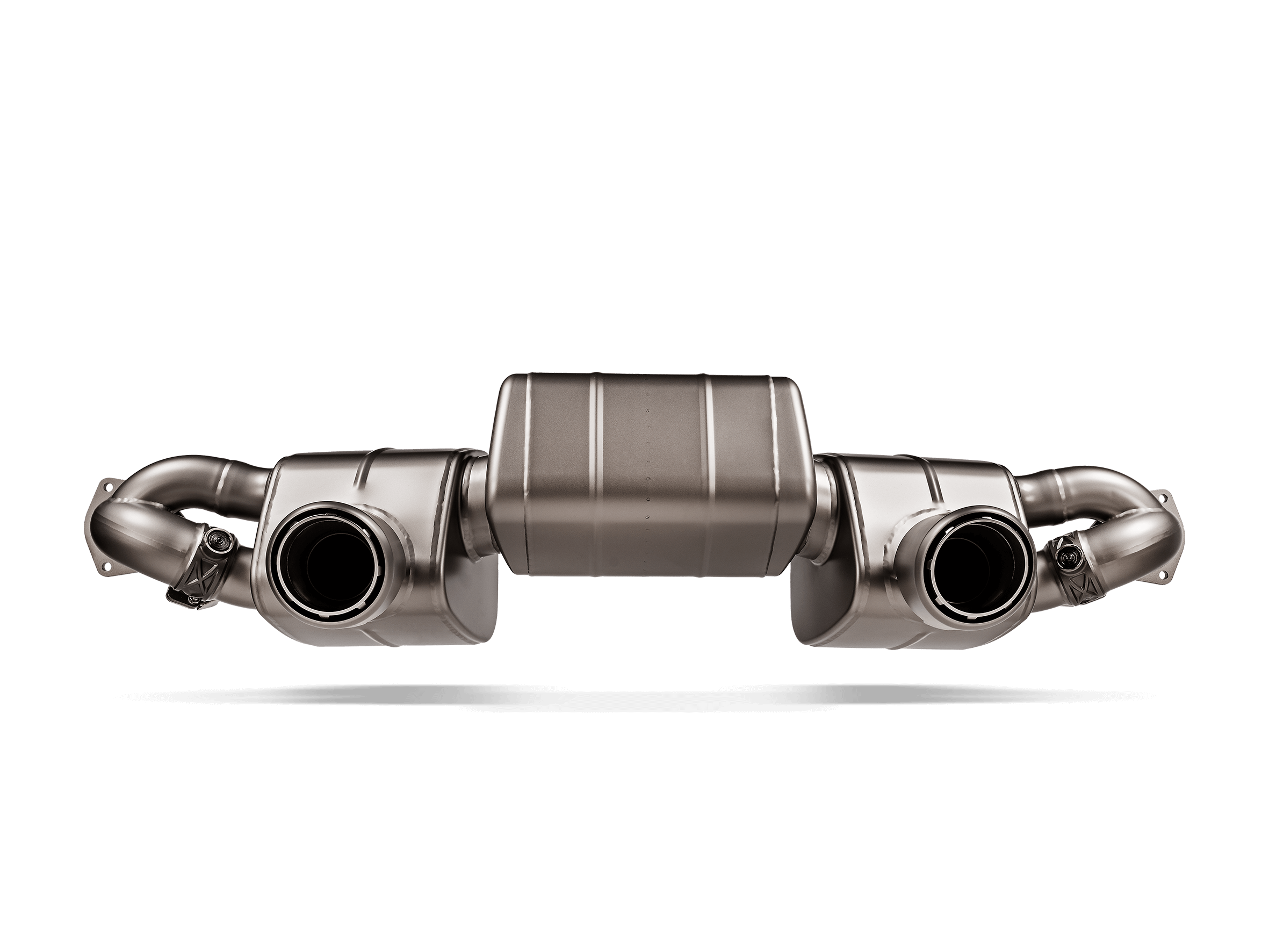 AKRAPOVIC S-PO/TI/24 Вихлопна система Slip-on Race Line (титан) для PORSCHE 718 Cayman GT4RS 2022-2024 Photo-0