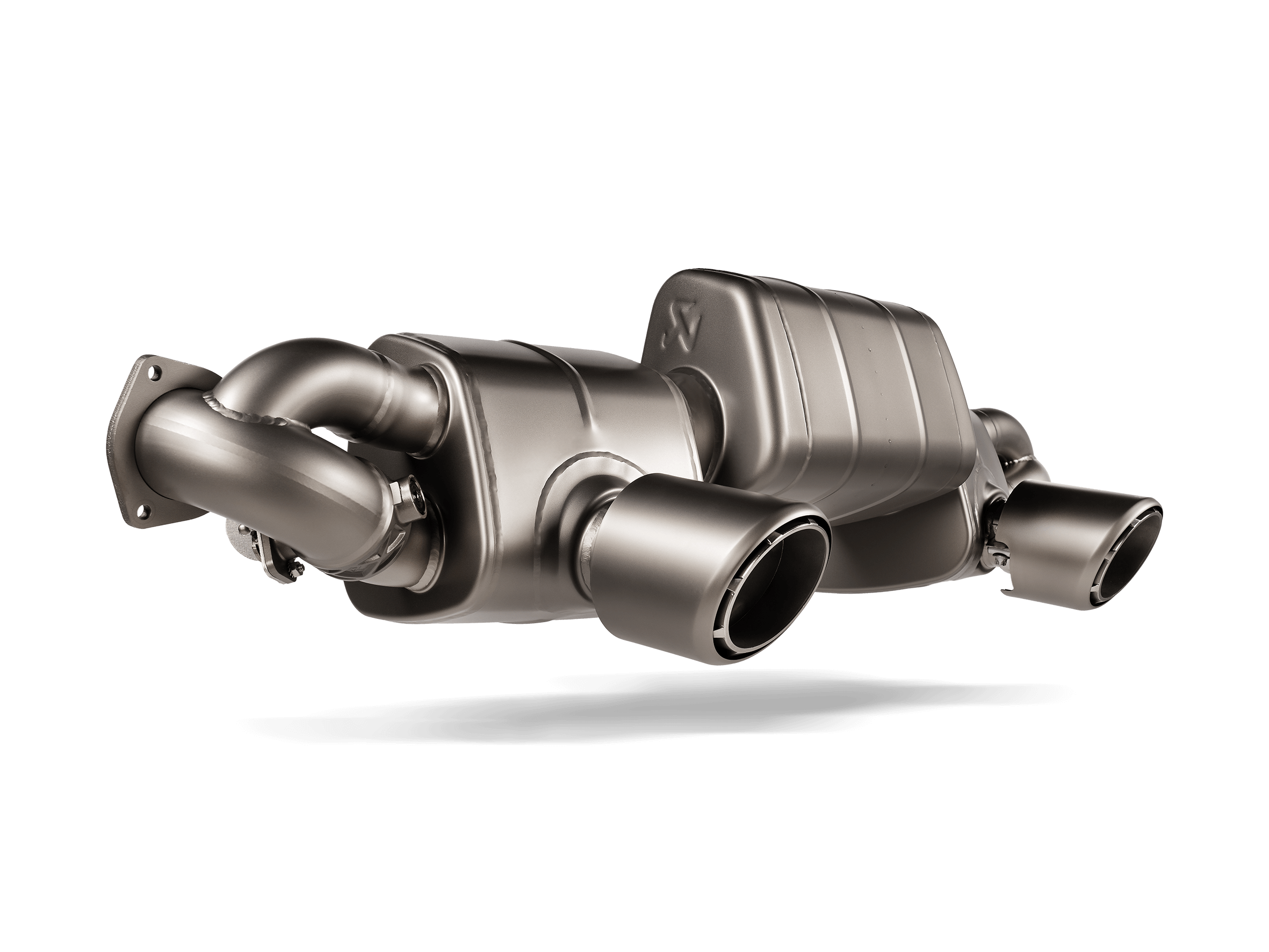 AKRAPOVIC S-PO/TI/24 Вихлопна система Slip-on Race Line (титан) для PORSCHE 718 Cayman GT4RS 2022-2024 Photo-1