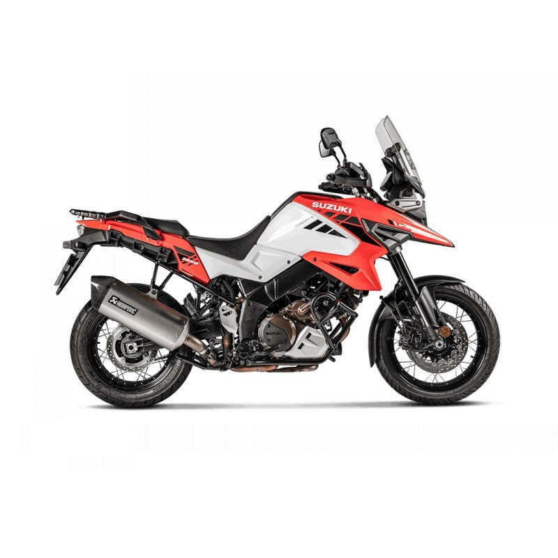 AKRAPOVIC S-S10SO18-HAFT Вихлоп Slip-On Line (титан) для SUZUKI V-STROM 1050 2020- Photo-1