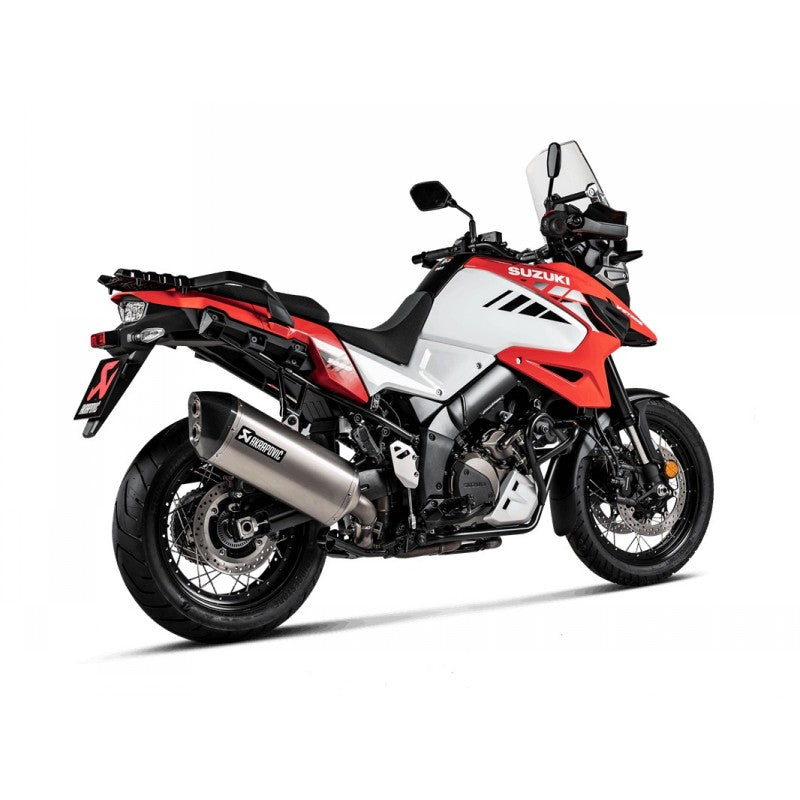 AKRAPOVIC S-S10SO18-HAFT Вихлоп Slip-On Line (титан) для SUZUKI V-STROM 1050 2020- Photo-2