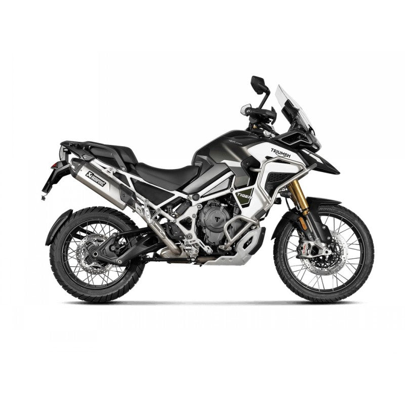 AKRAPOVIC S-T12SO6-HJA Вихлоп Slip-On Line (титан) для TRIUMPH Tiger 1200 GT / RALLY 2022- Photo-1