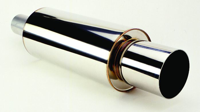 HKS 3106-EX007 Задня банку Hiper Muffler 170 * 380mm, вхід 75мм Photo-0