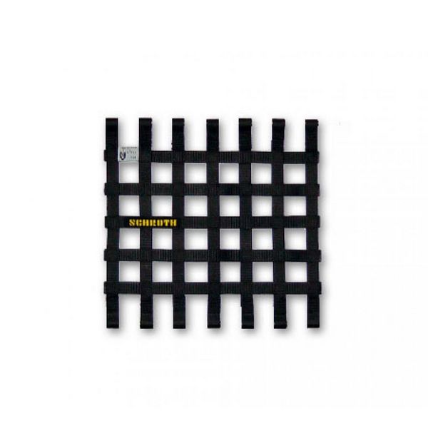 SCHROTH 09053-0 Сітка на вікно 400 mm x 405 mm (15.75" x 16") без кріплень Чорний SFI/FIA Photo-0