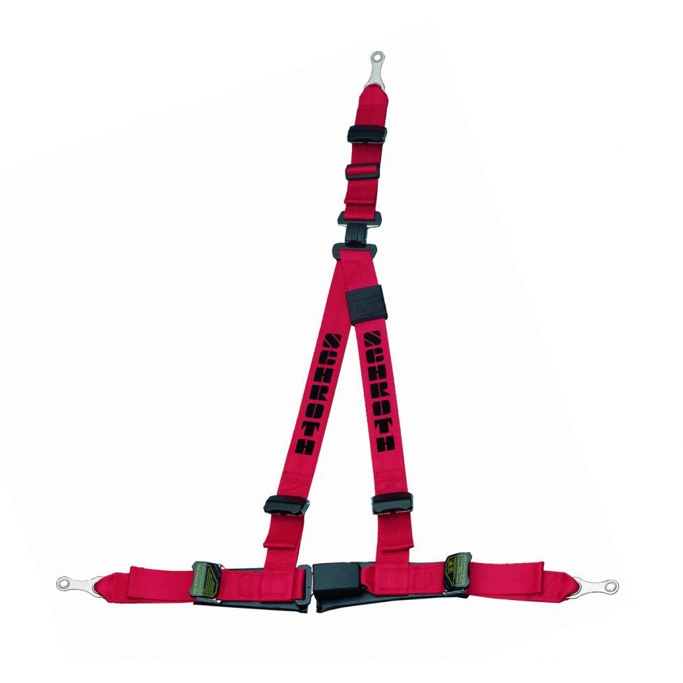 SCHROTH 10012E Ремінь безпеки Rallye 3 3-точковий 50 мм (2“) Лівий, Asm, ECE, Червоний Photo-0