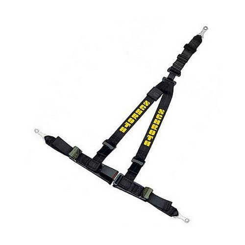 SCHROTH 10510E Ремінь безпеки Rallye 3 3-точковий правий 50 мм (2\") Чорний з жовтим логотипом Photo-0