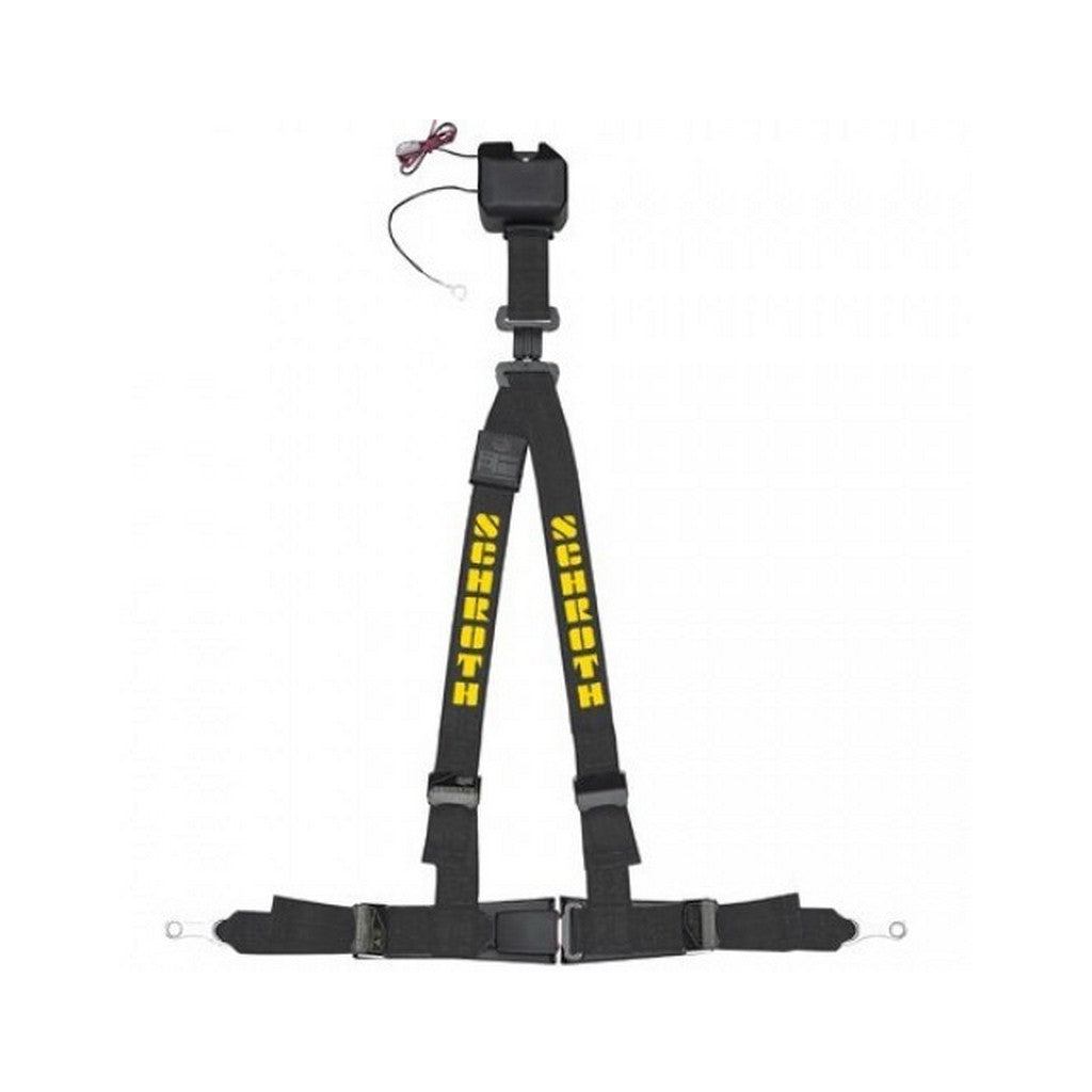 SCHROTH 11510 Ремінь безпеки Autocontrol 2 ASM 3-точковий 50мм правий, чорний/жовтий флок Photo-0