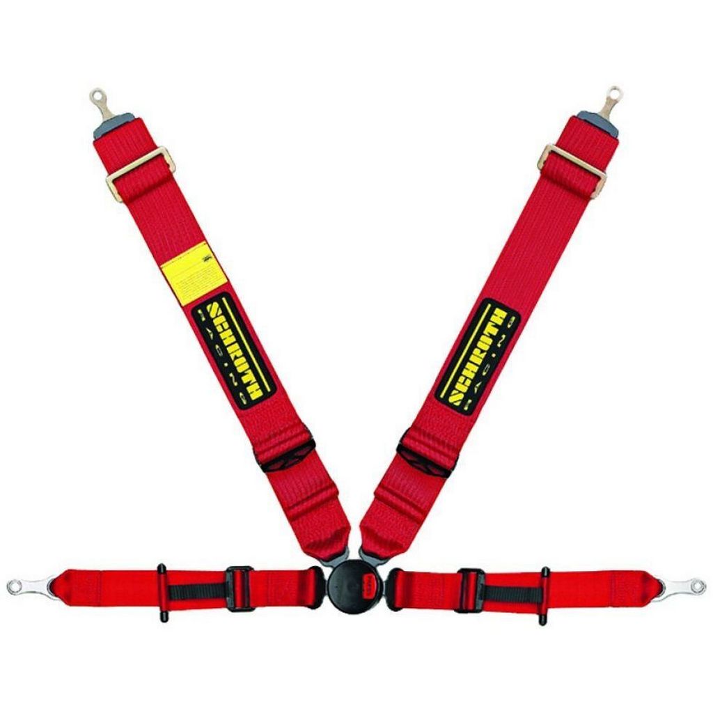 SCHROTH 25270 Ремінь безпеки Profi 2-FE ASM 4-точковий правий, червоний Photo-0
