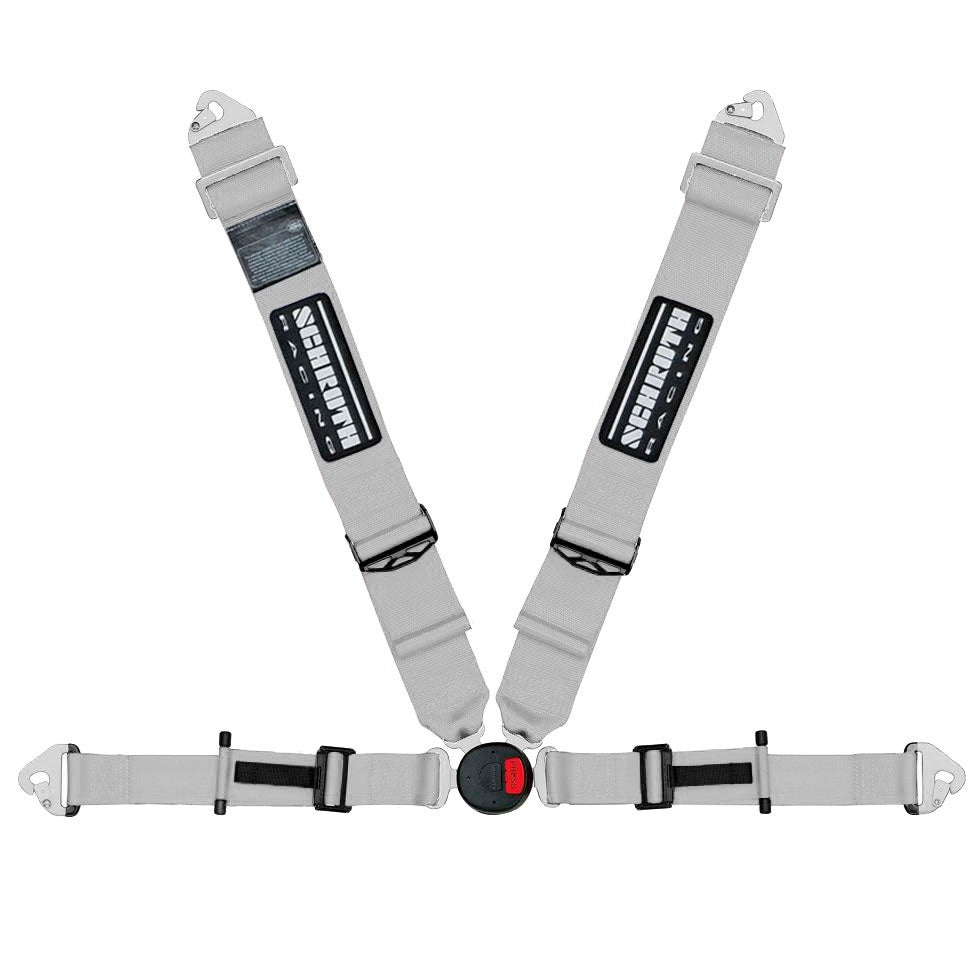 SCHROTH 25971 Ремінь безпеки Profi 2-FE 4-точковий Правий, Asm,Pull Down, FIA, ECE, Срібний Photo-0