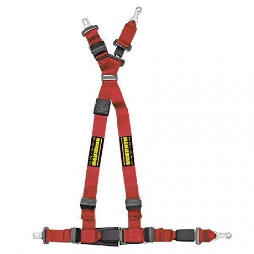 SCHROTH 93080-2 Ремінь безпеки Quickfit Asm з логотипом SCHROTH Лівий Червоний для VW Photo-0