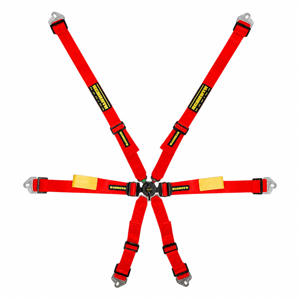 SCHROTH 94510A-2 Ремінь безпеки Enduro 2x2 6-точковий, червоний для BMW M2 (G87) / M3 (F80 / G80) / M4 (F82 / G82) Photo-0