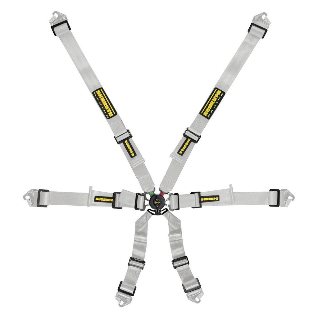 SCHROTH 94530A-9 Ремінь безпеки Flexi 2x2 6-точковий, сріблястий Photo-0