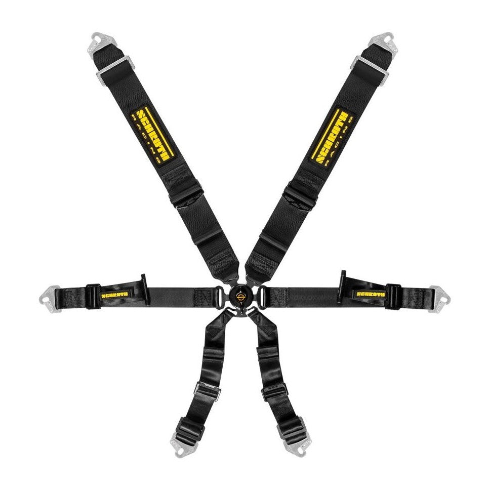 SCHROTH 94540-0 Ремінь безпеки Profi 6-ти точковий 3x2 Pull-up чорний FIA 8853-2016 Photo-0
