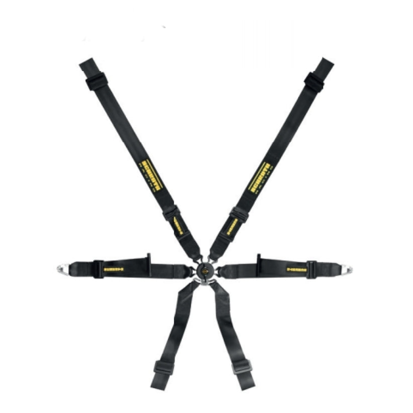SCHROTH 94581-0 Ремінь безпеки Profi XLT 2x2 Pull-up 6-точковий, чорний Photo-0