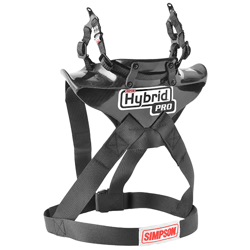 Simpson HYPL.XLG.11.M61.FIA Захист шиї Hybrid ProLite X-LARGE (Регульований розсувний ремінь зі швидкоз'ємними кріпленнями для шолома M61) Photo-0