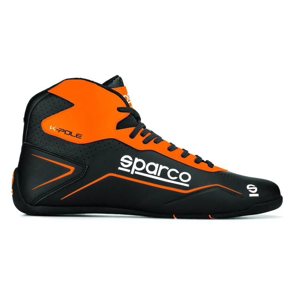 SPARCO 00126938NRAF Черевики для картингу K-Pole, Чорний / Помаранчевий, Розмір 38 Photo-0