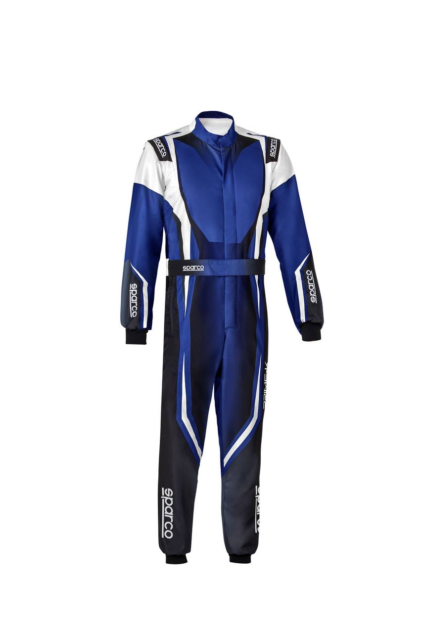 SPARCO 00231054EBNR Костюм для картингу PRIME K 8877-2022 Чорний/Блакитний 54 Photo-0