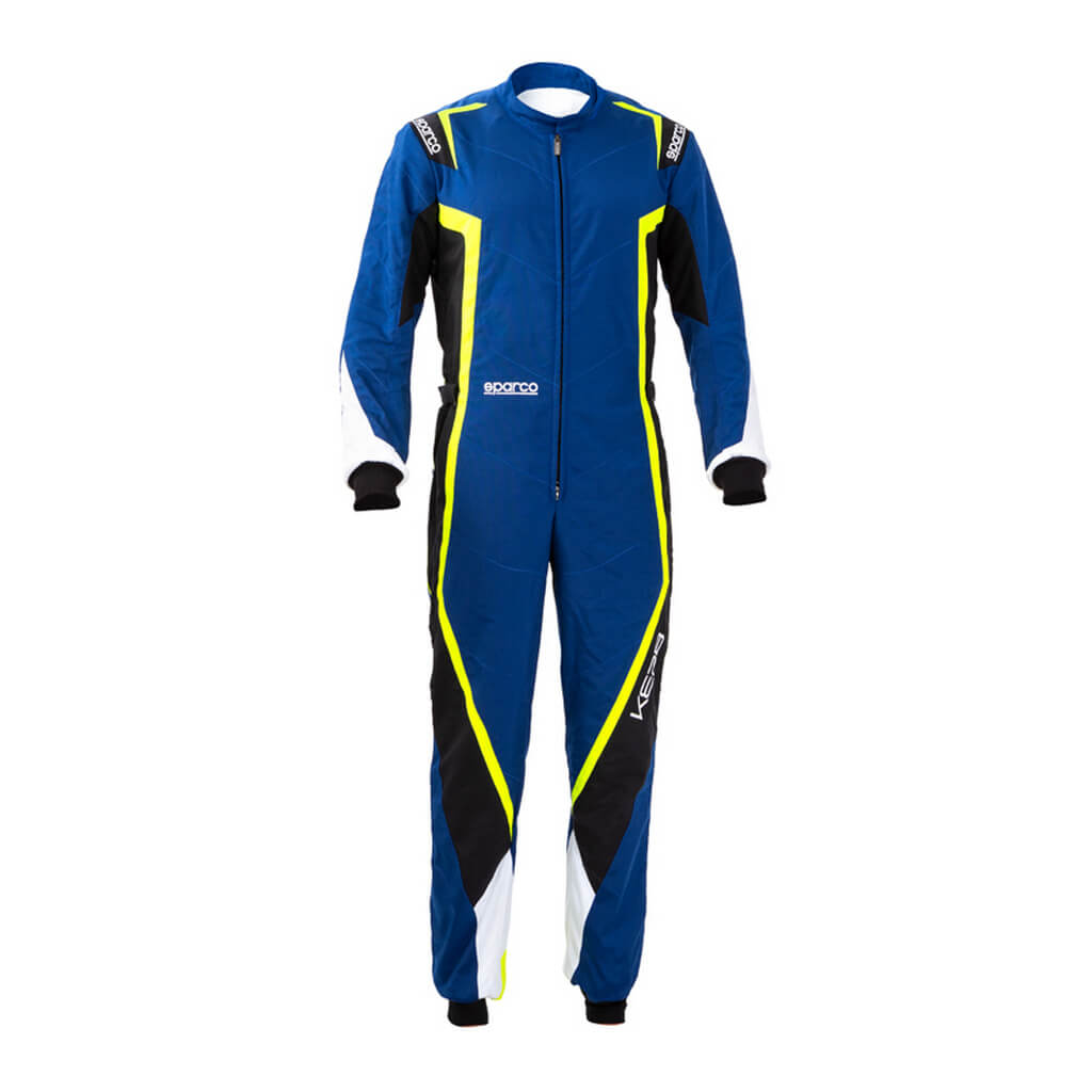 SPARCO 002341BNGB2M Комбінезон для картингу Kerb, CIK, синій / жовтий / чорний, розмір M Photo-0