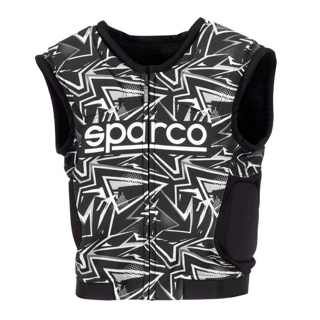 SPARCO 002402KNRBI5XXL Захист ребер SJ Pro K-3, Чорний/Білий, Розмір 2XL Photo-0
