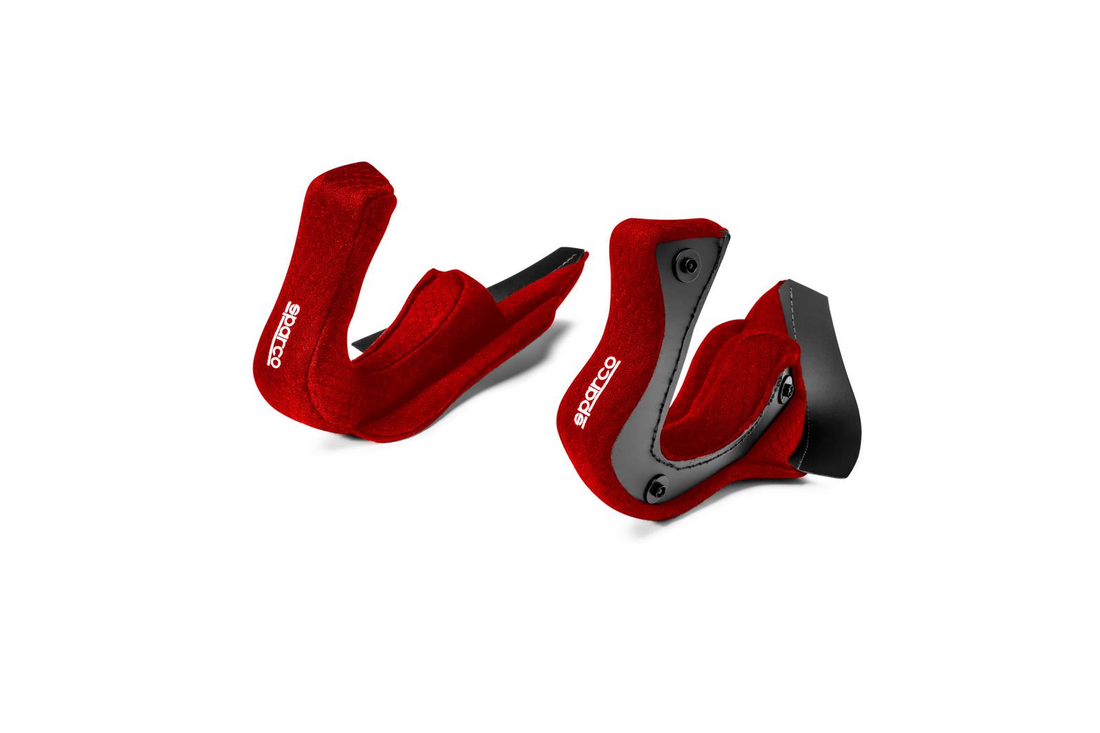 SPARCO 0032RJ03RS20 Накладки на щоки PRIME Відкритий 8860 Червоний 20mm Photo-0