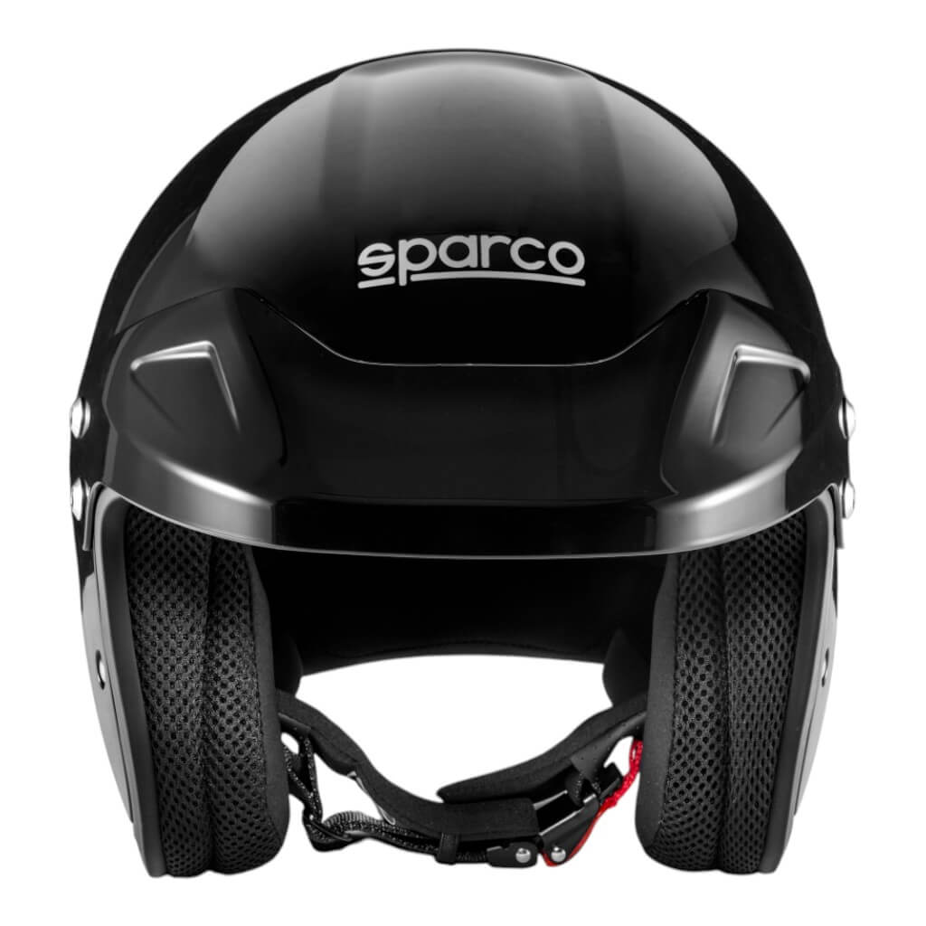 SPARCO 003379NRGR4XL Відкритий шолом для автоспорту J-Pro ECE06, Чорний/Сірий, Розмір XL Photo-1