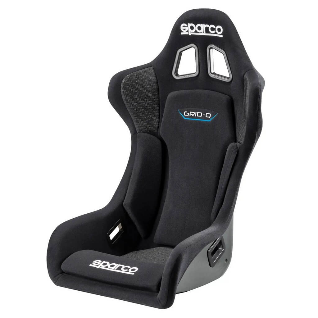 SPARCO 008009RNR Крісло для автоспорту Grid Q QRT, FIA 8855-1999, Чорний Photo-0