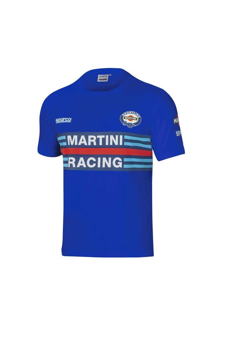 SPARCO 01274MRAZ3L Футболка репліка MARTINI RACING Синій L Photo-0