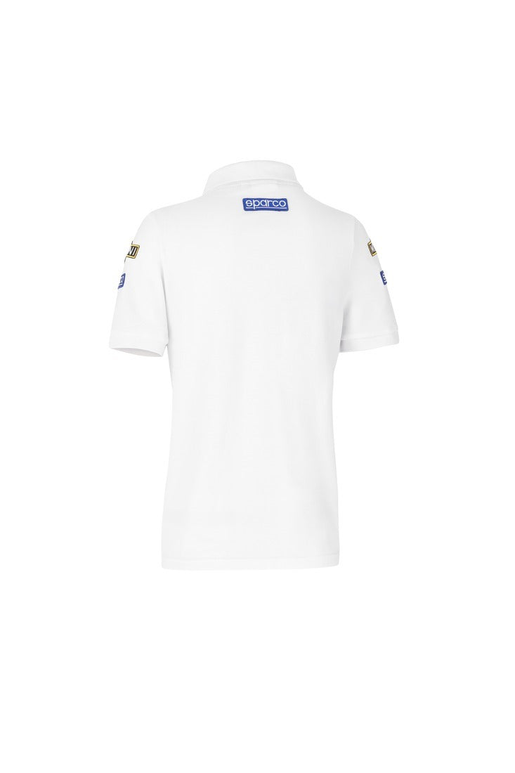 SPARCO 013035MRBI3L Поло embroideries MARTINI RACING LADY Білий L Photo-1
