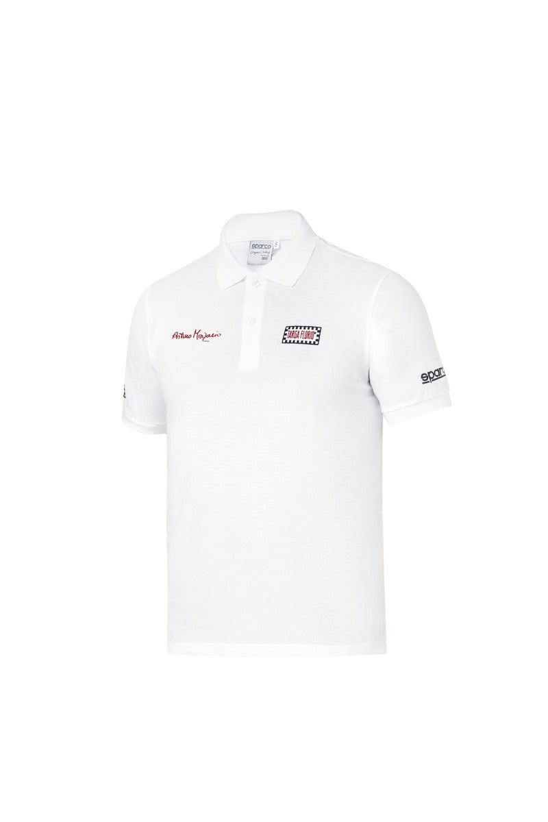 SPARCO 013045AMBI4XL Поло TF ARTURO MERZARIO #AM2 Білий XL Photo-0