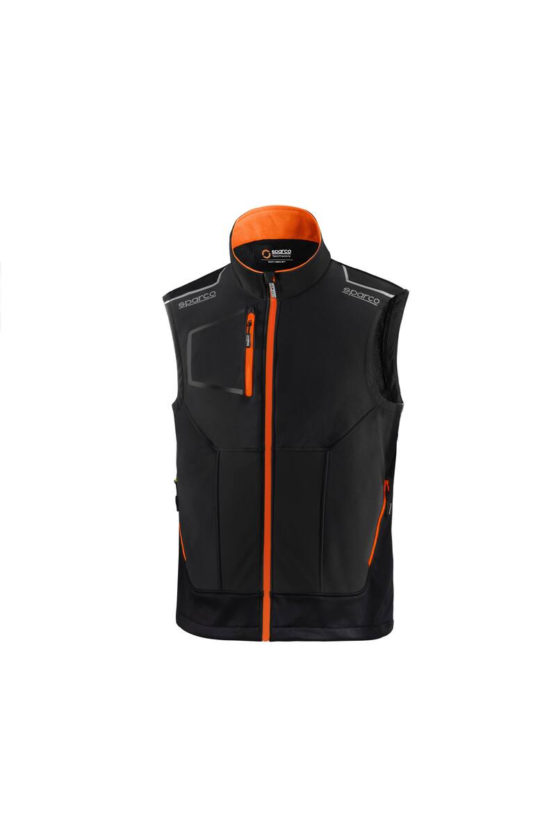SPARCO 02419NRAF2M Жилет механика TW Чорний/Померанчевий M Photo-0