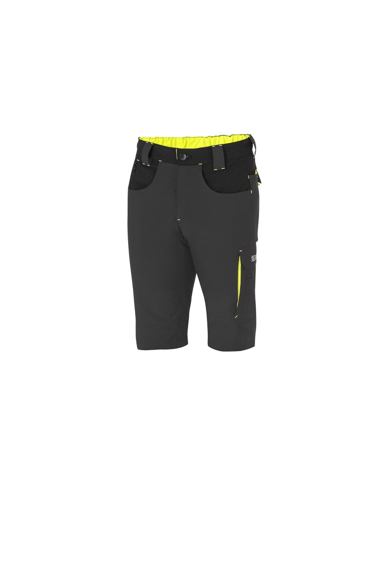 SPARCO 02428GSGF4XL Легкі шорти механіка TW Сірий/Жовтий XL Photo-0