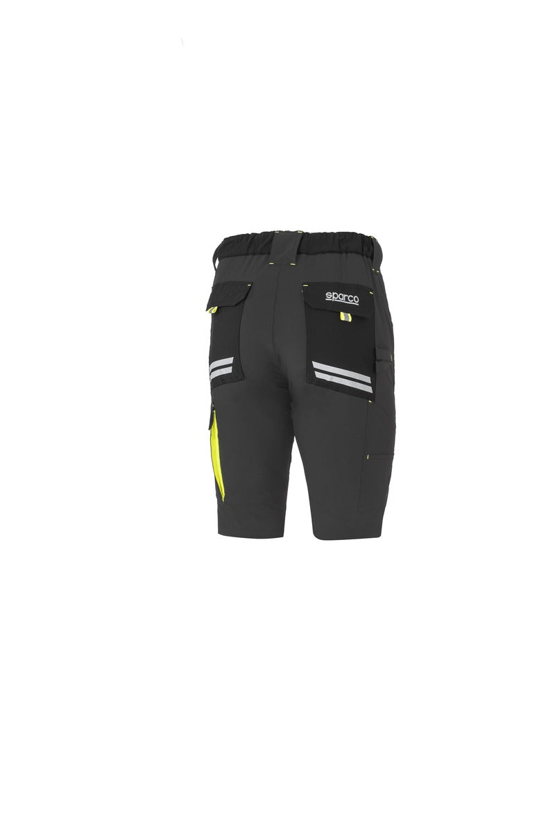 SPARCO 02428GSGF4XL Легкі шорти механіка TW Сірий/Жовтий XL Photo-1