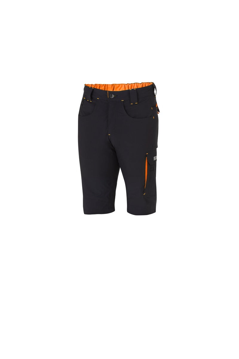 SPARCO 02428NRAF4XL Легкі шорти механіка TW Чорний/Померанчевий XL Photo-0