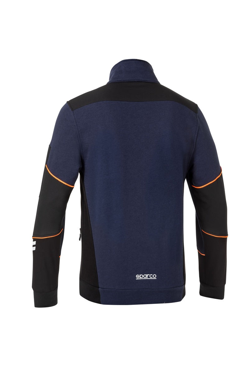SPARCO 02429BMAF4XL Кофта механіка на блискавці TW Синій/ Померанчевий XL Photo-1