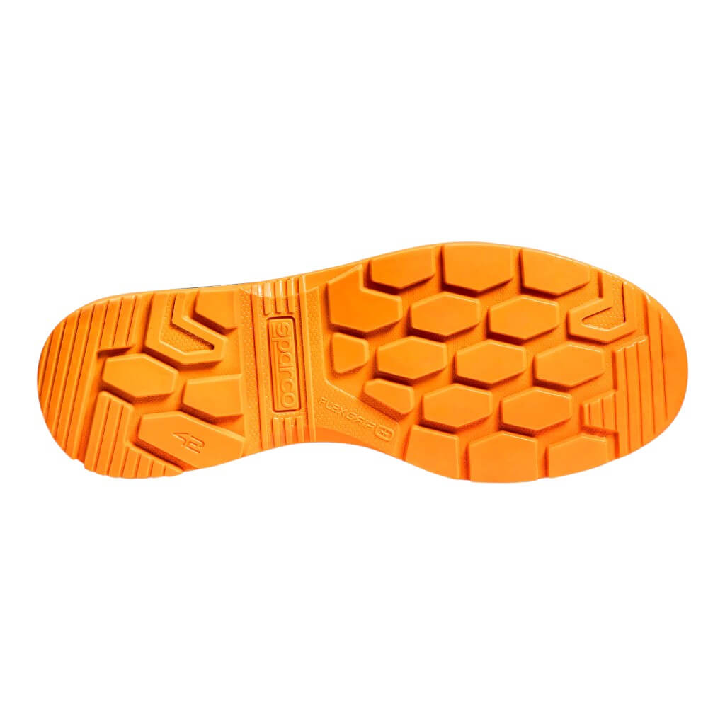 SPARCO 07538GU44BMAF Черевики механіка Indy Meteor Gulf S1PS, Темно-синій/Флуо Помаранчевий, Розмір 44 Photo-2