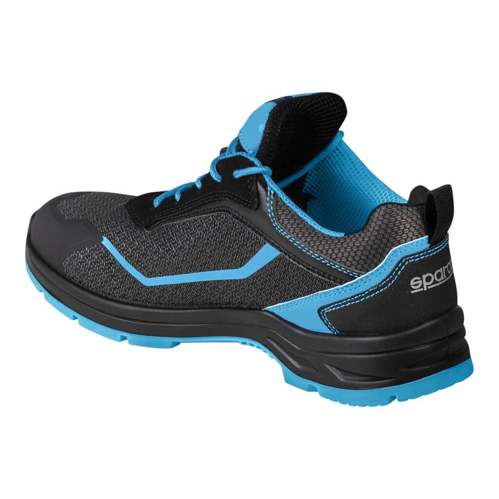 SPARCO 0754048NRCE Черевики механіка Indy-E Aster S3, Чорний/Блакитний, Розмір 48 Photo-1